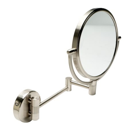 Alfi Brand ALFI brand ABM8WR-BN 8" Round Wall Mount 5x Magnify Cosmetic Mirror ABM8WR-BN